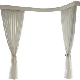 63inch*96inch 2PC Mosquito Net With Rod Curtains: Double Protection, Comfortable Sleep, Mosquito-Free, Enhanced Home Quality