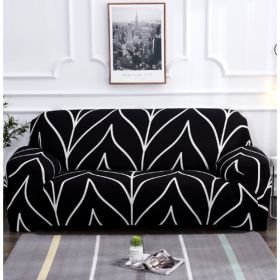 Elastic Universal Sofa Cover (Option: Black-90 140cm)