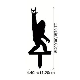 Shopping Whimsical Cartoon Bigfoot Garden Statue - Stylish Lawn (Option: Gardening decoration)